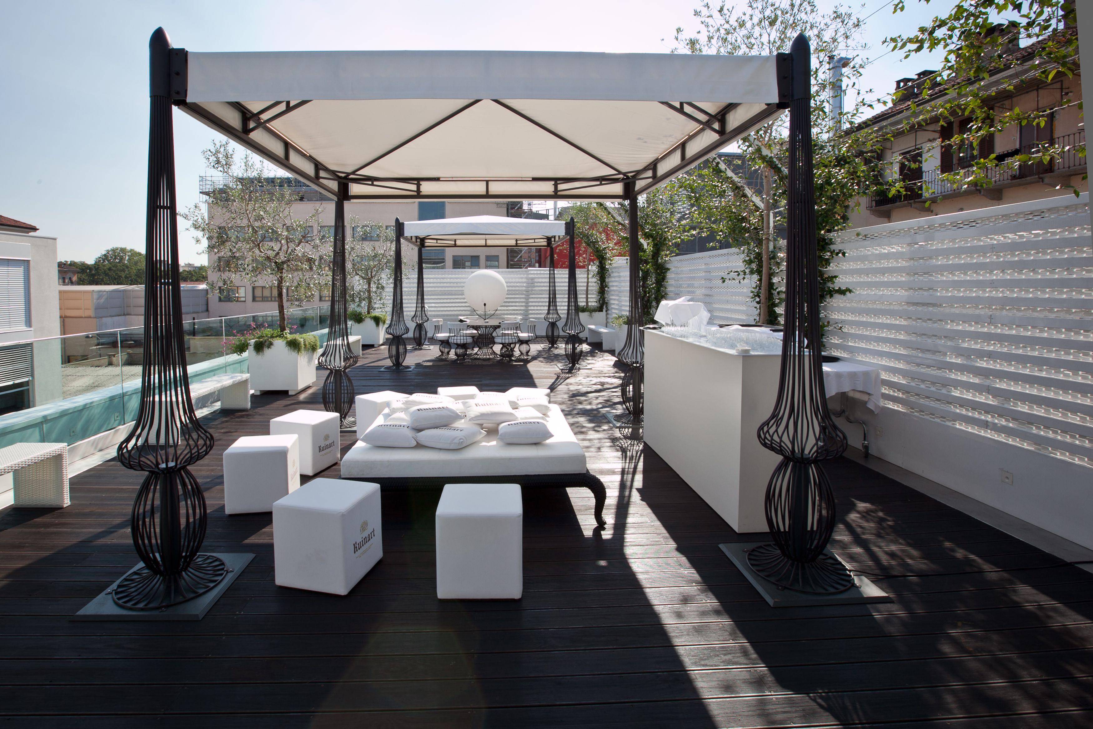 Magna Pars L'Hotel A Parfum, Small Luxury Hotels Of The World Milán Exteriér fotografie The rooftop terrace